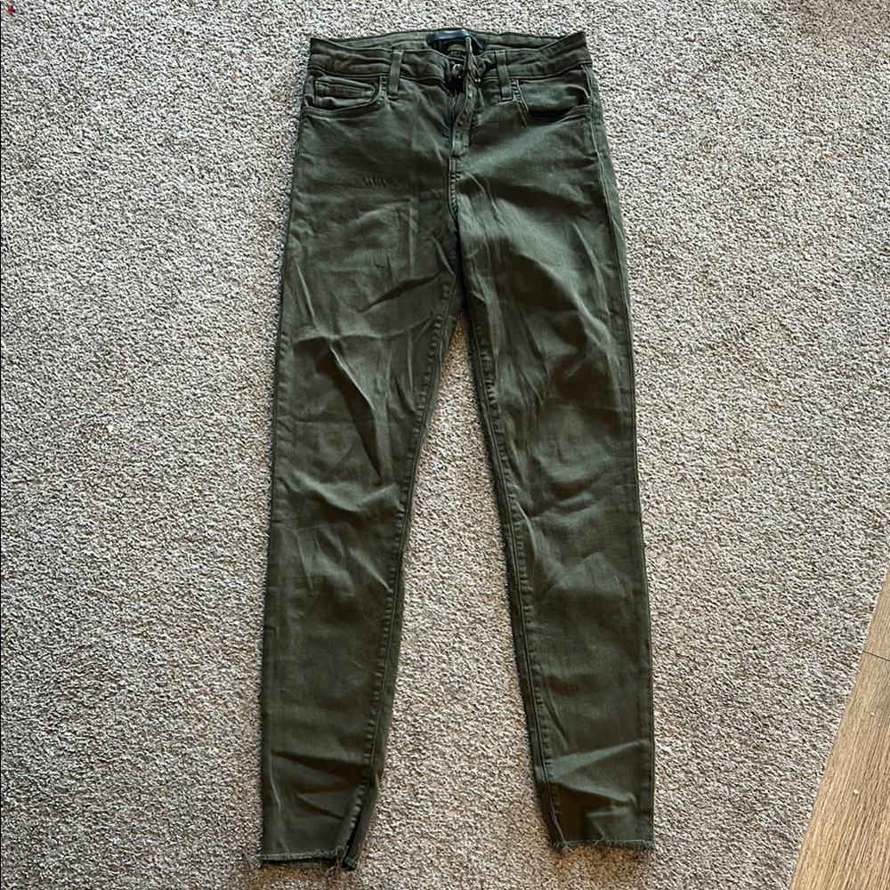 Joe's Jeans Green Skinny Jeans